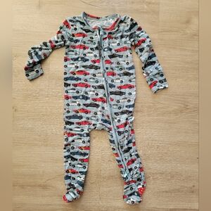 Post Peanut Racecar Print One Piece
